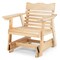 Costway Patio Outdoor Wood Slat Rocking Chair Porch Rocker Curved Seat 330 Lbs